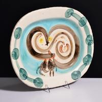 Pablo Picasso CHOUETTE Platter, Madoura (A.R. 48) - Sold for $8,960 on 05-18-2024 (Lot 114).jpg